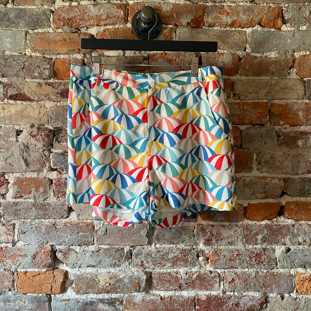 White Parasol Shorts